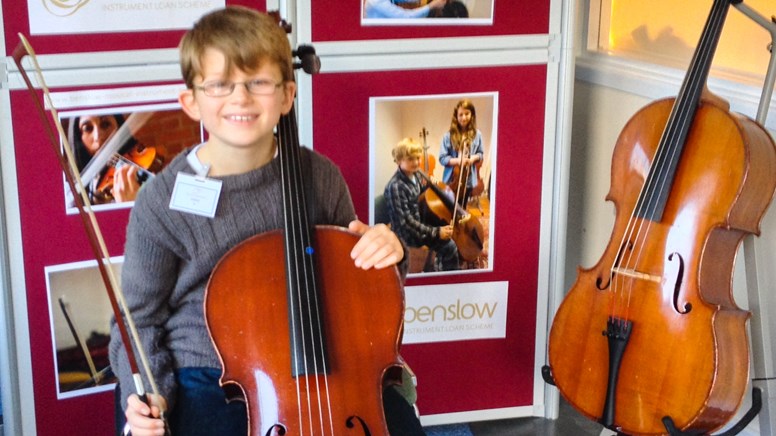 undefinedBorrower Harry Scott-Burt, aged 8.