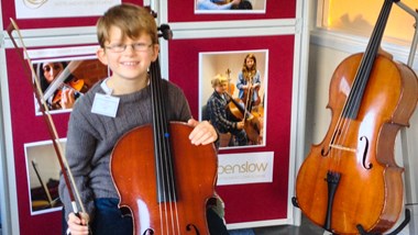 undefinedBorrower Harry Scott-Burt, aged 8.